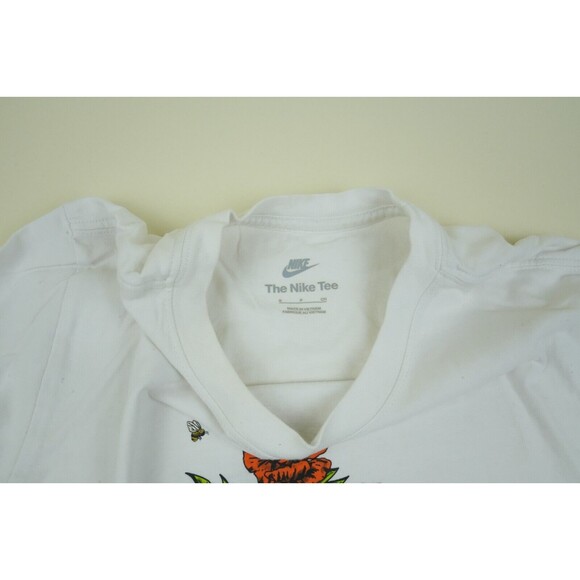 Nike Men's White T-Shirt Size Small DQ1027-100 'Grow Your Sole' Graphic Tee - Picture 7 of 11